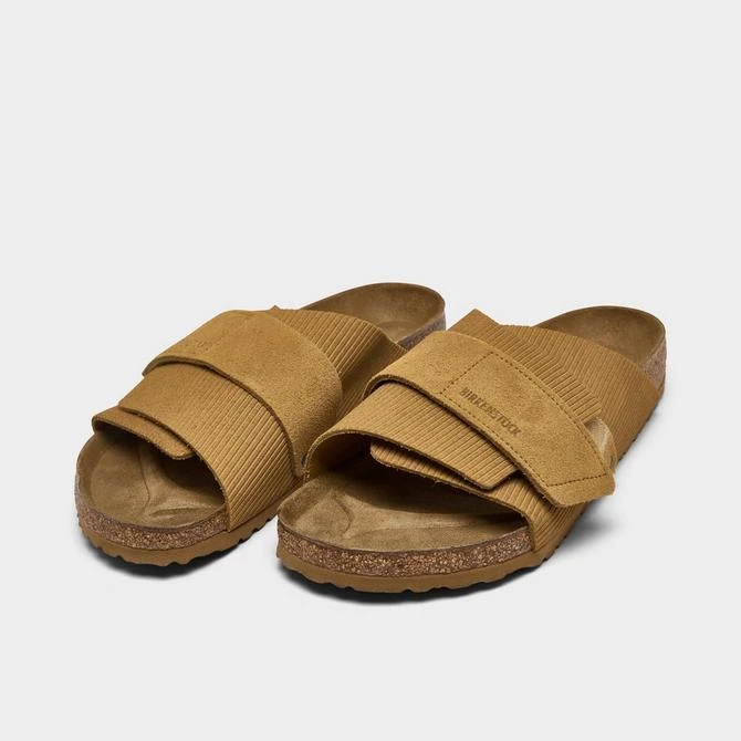 商品Birkenstock|Birkenstock Kyoto Suede Embossed Slide Sandals,价格¥595,第2张图片详细描述