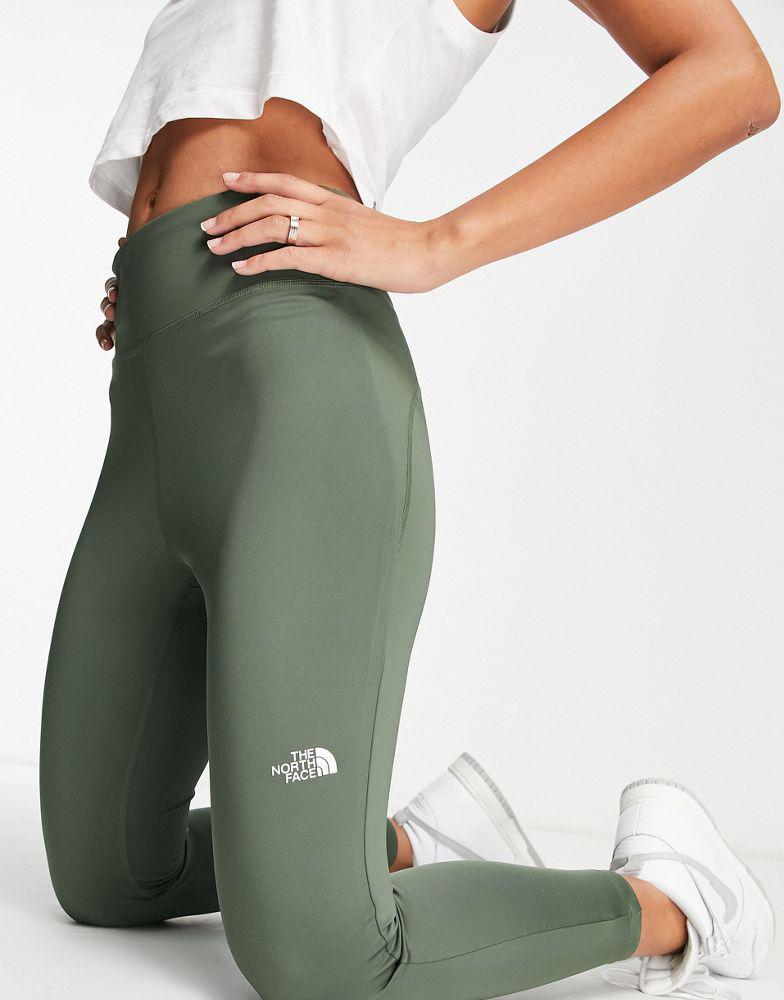 The North Face Standard high waist leggings in khaki商品第3张图片规格展示