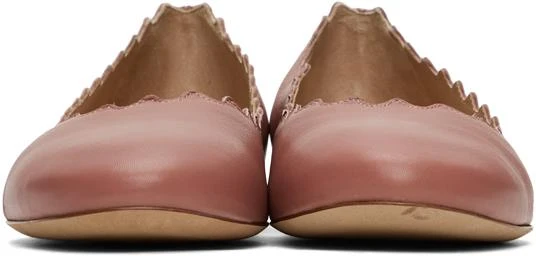 商品Chloé|Pink Lauren Ballerina Flats,价格¥2064,第2张图片详细描述