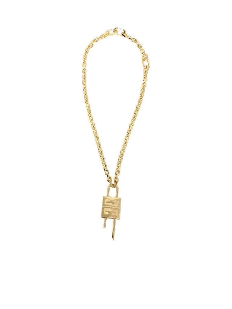 商品Givenchy|GIVENCHY TO MAKE THE LOOKS EXCLUSIVE AND PRECIOUS, THIS GIVENCHY CHAIN NECKLACE WITH THE ICONIC 4G LOCK IS FOR YOU,价格¥3537,第1张图片