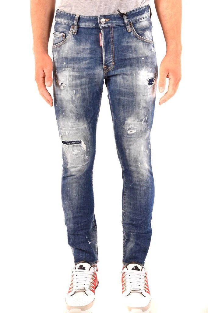 商品DSQUARED2|Dsquared2 men's blue cotton jeans,价格¥3599,第2张图片详细描述