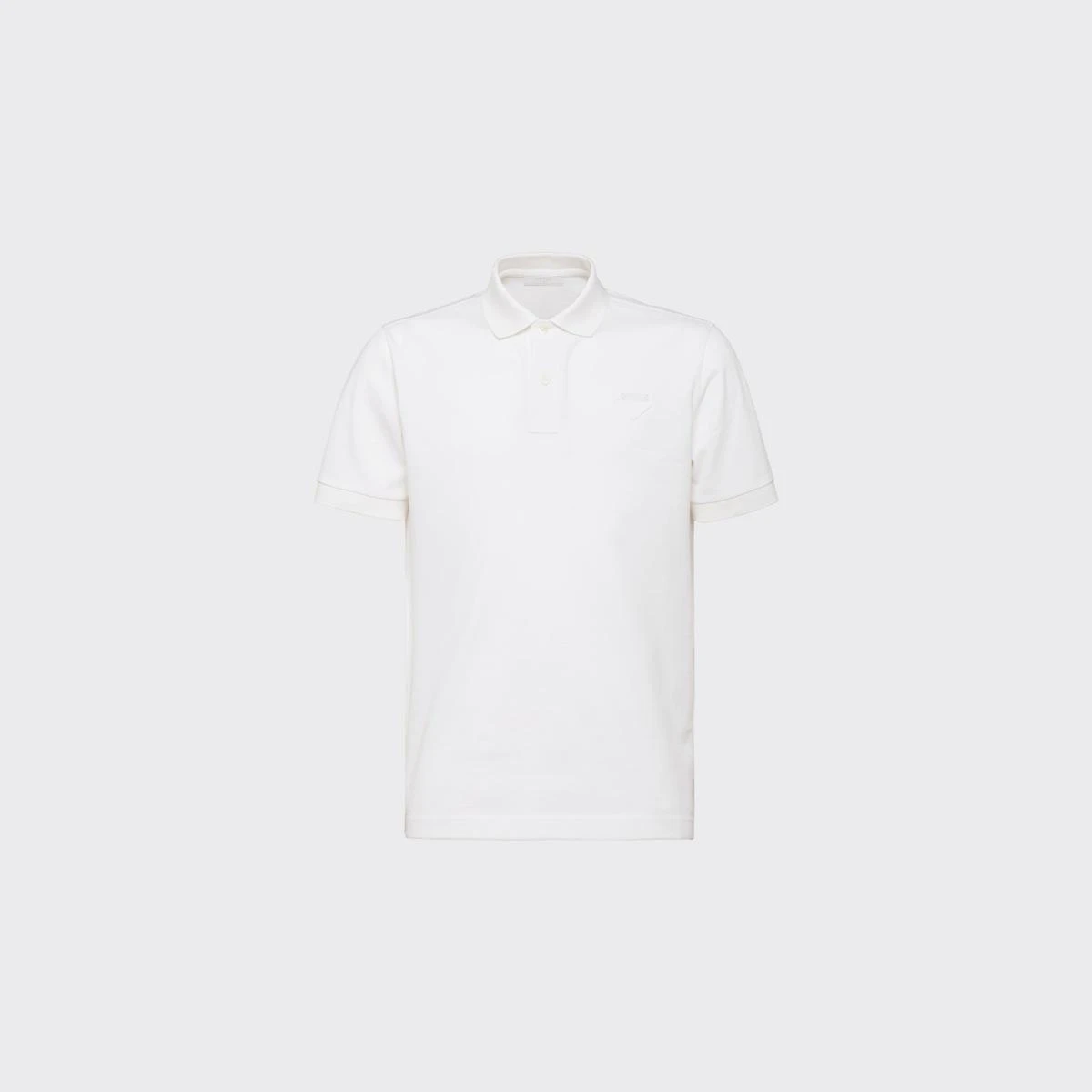 商品Prada|【预售】 普拉达 24秋冬 男士 短袖polo 珠地棉Polo衫 UJN444_XGS_F0009_S_181,价格¥5019,第1张图片