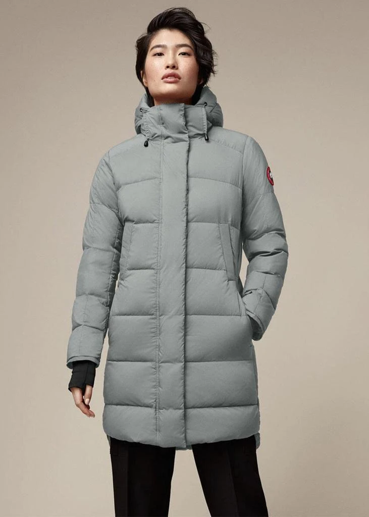 商品Canada Goose|Canada Goose Moonstone Grey Alliston Down Coat (Fusion Fit),价格¥5929,第4张图片详细描述