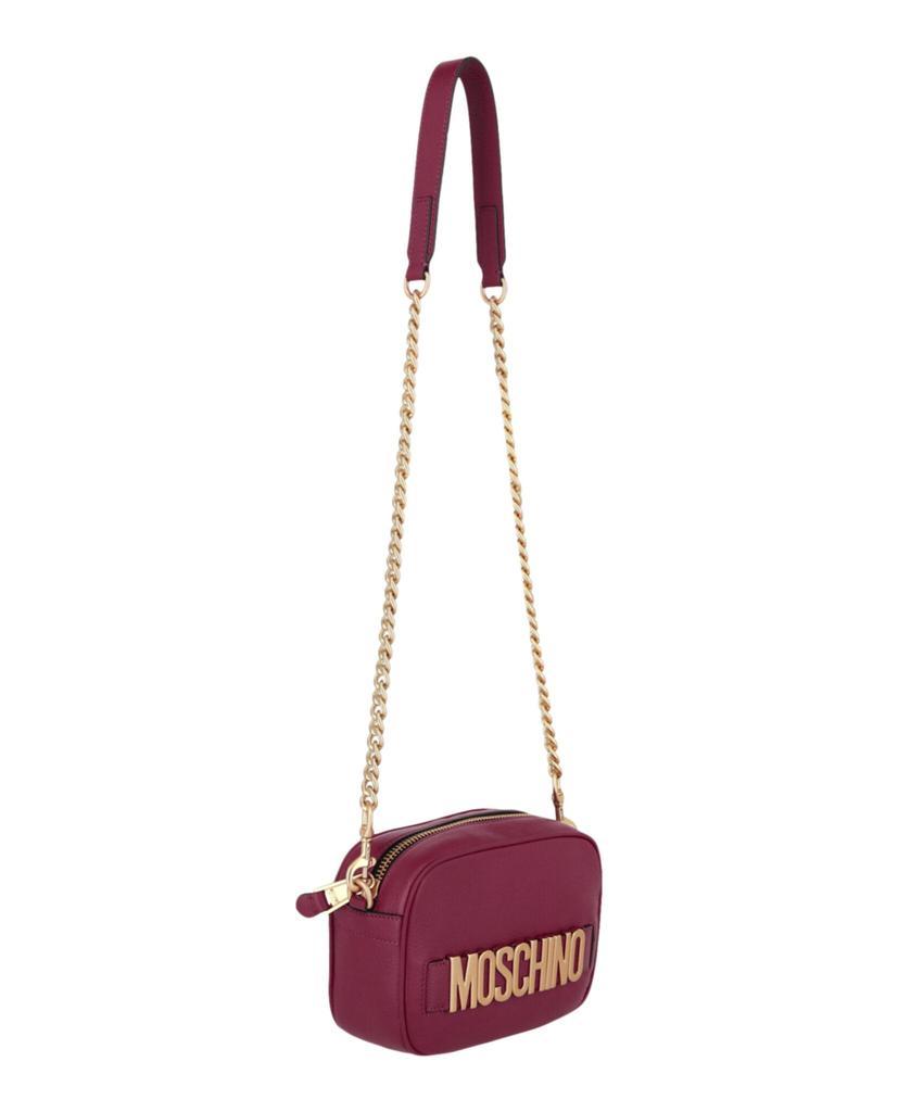 商品Moschino|Leather Logo Crossbody Bag,价格¥4391,第6张图片详细描述