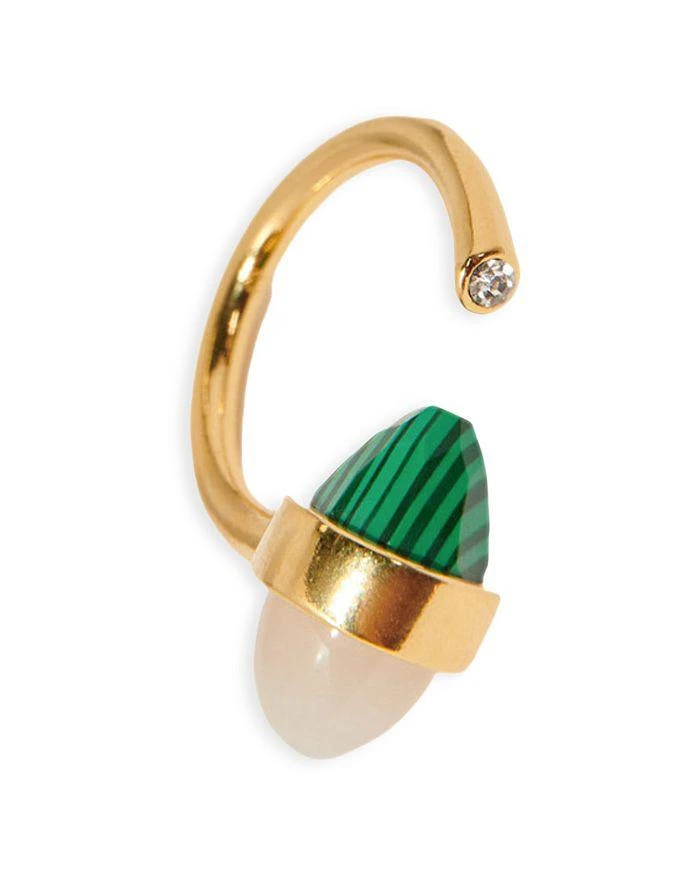 商品Maje|Bistone Mixed Gemstone Open Ring in Gold Tone,价格¥449,第4张图片详细描述