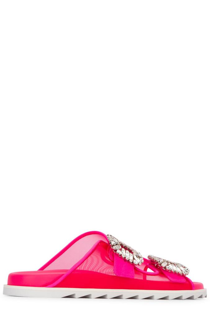 Roger Vivier Slidy Viv' Embellished Slip-On Mules商品第3张图片规格展示