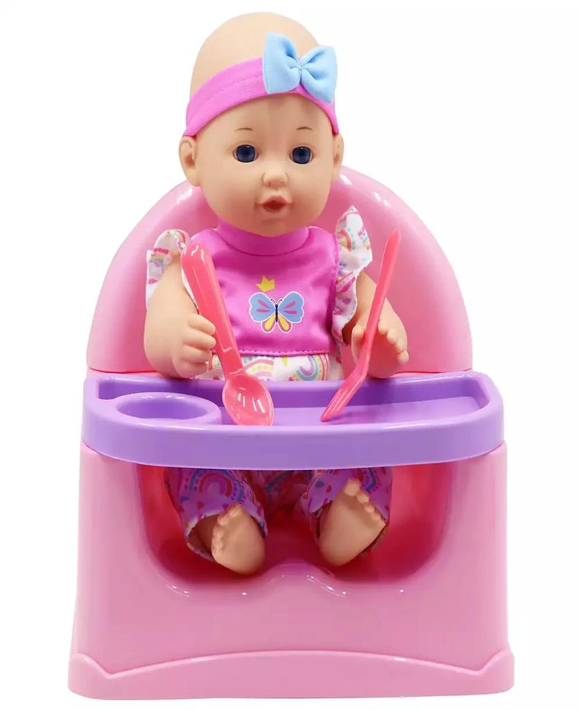 商品Dream Collection|Feeding Fun Baby Doll Gi-Go Dolls, Kids 7 Piece Playset,价格¥135,第5张图片详细描述