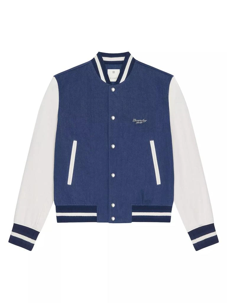 商品Givenchy|Plage Varsity Jacket in Denim,价格¥21728,第1张图片