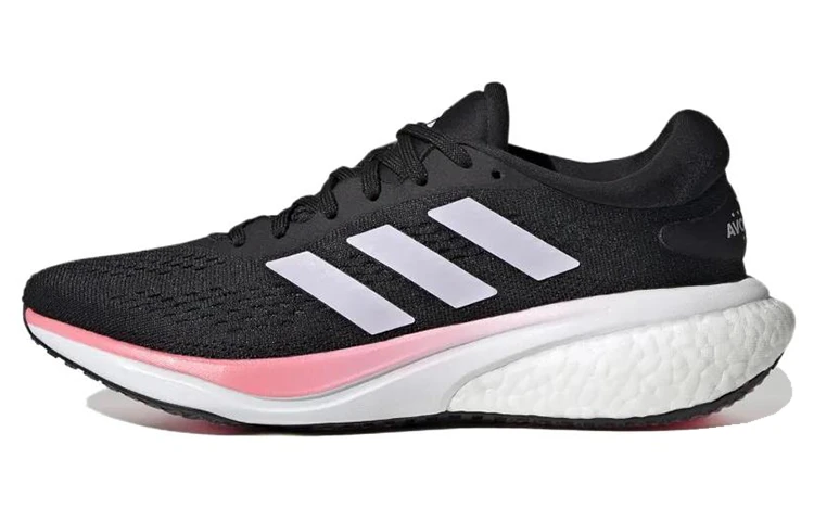 商品[国内直发] Adidas|adidas Supernova 2 休闲耐磨 低帮跑步鞋 女款 黑白粉,价格¥511,第1张图片