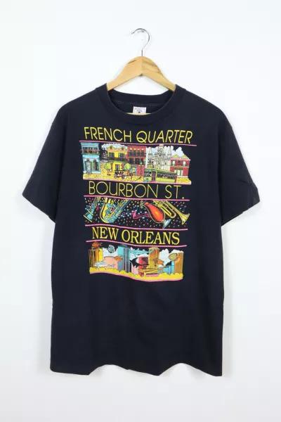 Vintage French Quarter Bourbon St Tee商品第1张图片规格展示