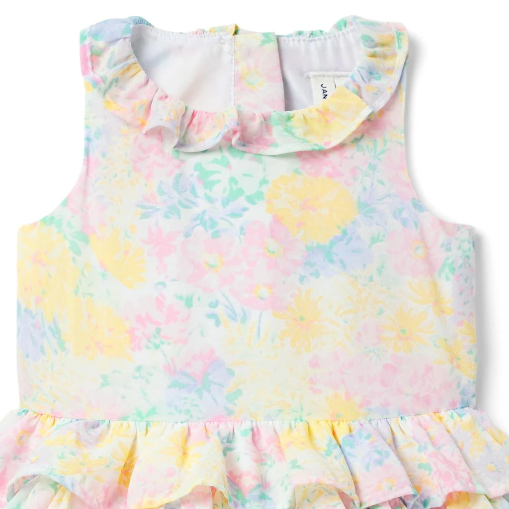 商品Janie and Jack|Tiered Floral Dress (Toddler/Little Kids/Big Kids),价格¥441,第3张图片详细描述