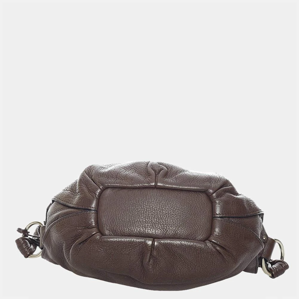 商品[二手商品] Celine|Celine Brown Bittersweet Leather Shoulder Bag,价格¥3290,第4张图片详细描述