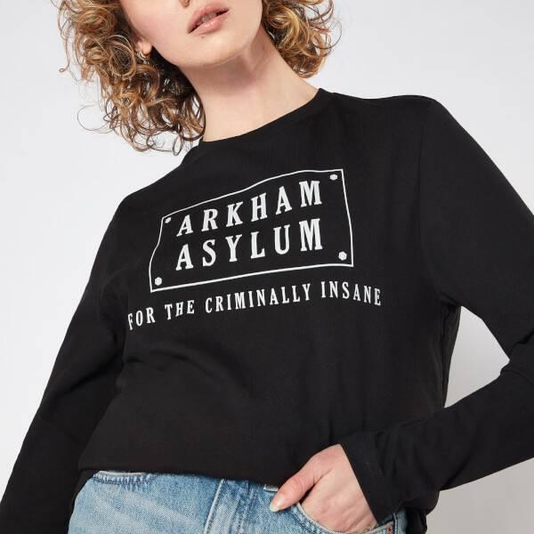 Batman Villains Arkham Asylum Unisex Long Sleeve T-Shirt - Black商品第5张图片规格展示