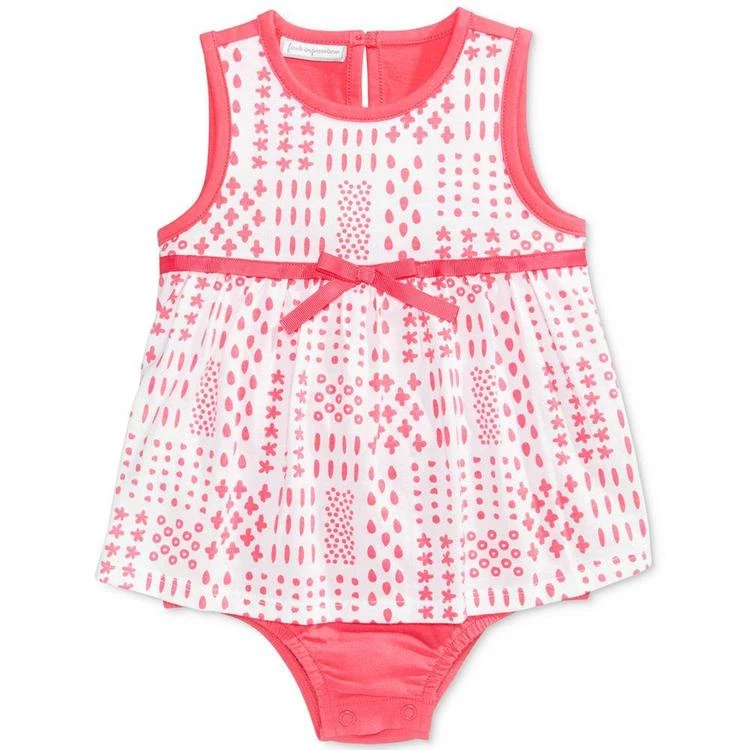 商品First Impressions|Patchwork-Print Cotton Skirted Romper, Baby Girls (0-24 months), Created for Macy's,价格¥27,第2张图片详细描述