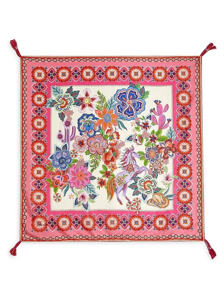 商品Johnny Was|Floral Silk Scarf,价格¥732,第1张图片