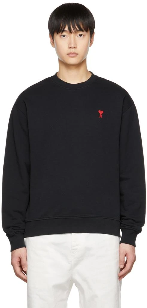 商品AMI|Black Ami de Cœur Sweatshirt,价格¥2099,第1张图片