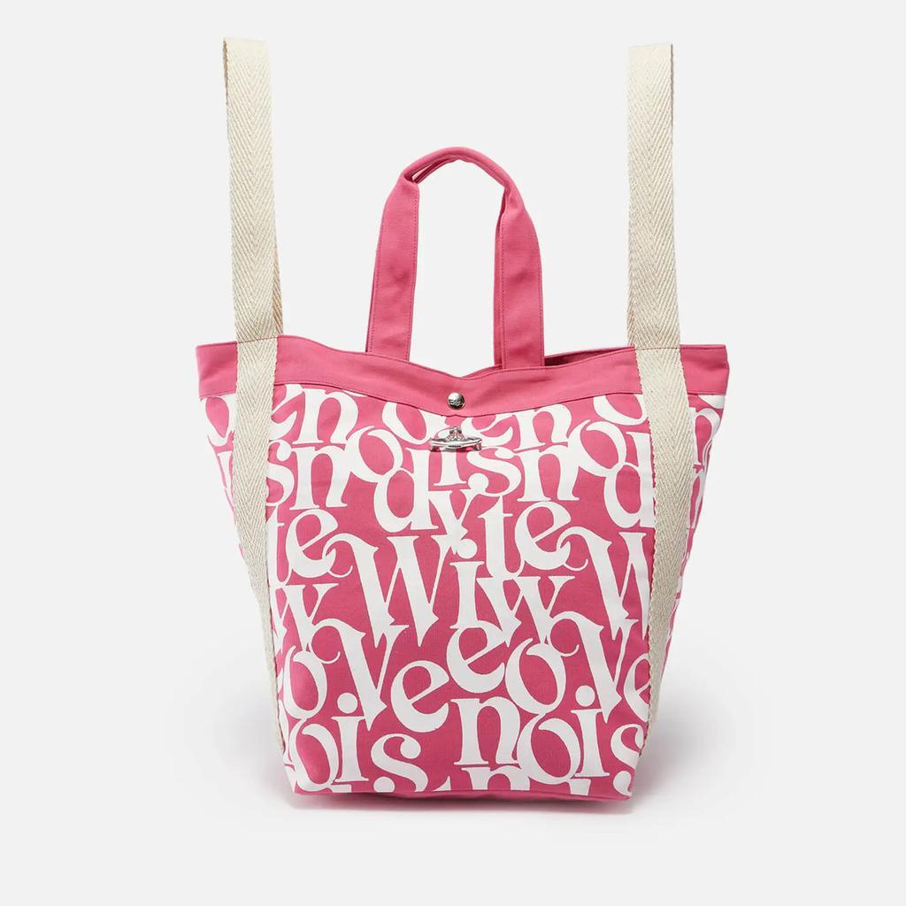 商品Vivienne Westwood|Vivienne Westwood Worker Runner Logo-Print Cotton-Canvas Tote Bag,价格¥2365,第1张图片