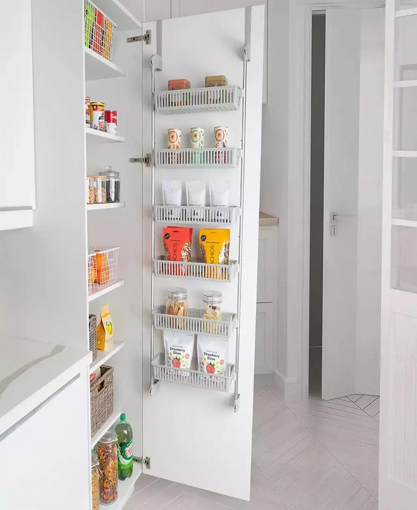 商品Smart Design|6-Tier Over-the-Door Hanging Pantry Organizer with Full Baskets,价格¥472,第3张图片详细描述