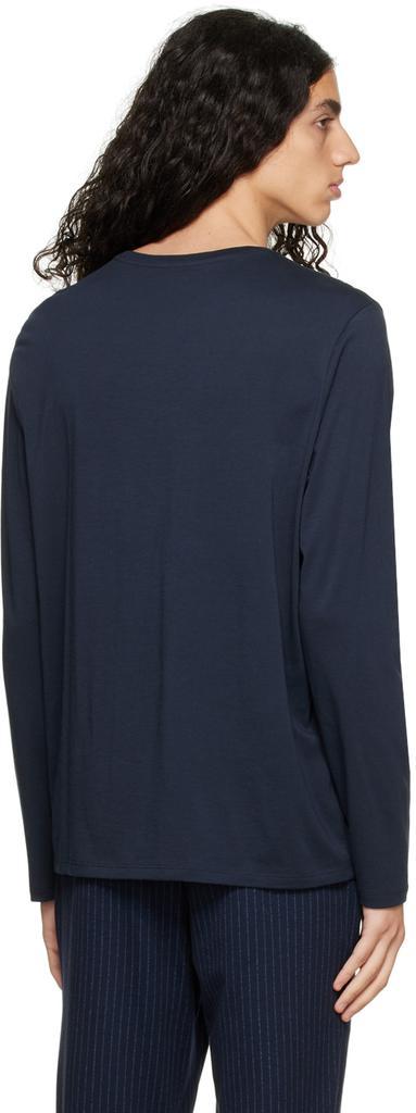 商品Vince|Navy Crewneck Long Sleeve T-Shirt,价格¥257,第5张图片详细描述