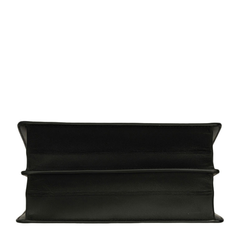 商品Salvatore Ferragamo|Salvatore Ferragamo 菲拉格慕 女士经典黑色皮革马蹄扣logo单肩手拿包 21-F893CALFNERO,价格¥4558,第1张图片
