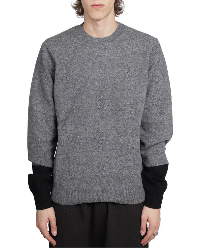 商品Comme des Garcons|Comme des Garçons Shirt Two-Tone Knitted Jumper,价格¥1398,第1张图片