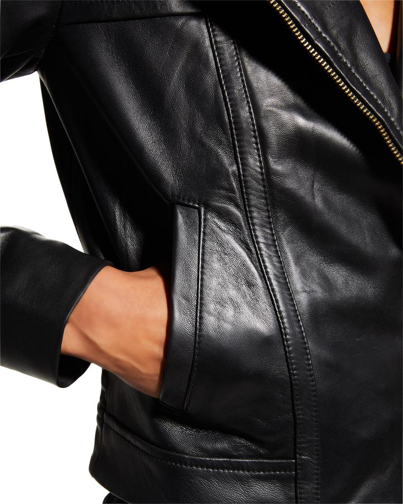Leather Moto Jacket商品第7张图片规格展示