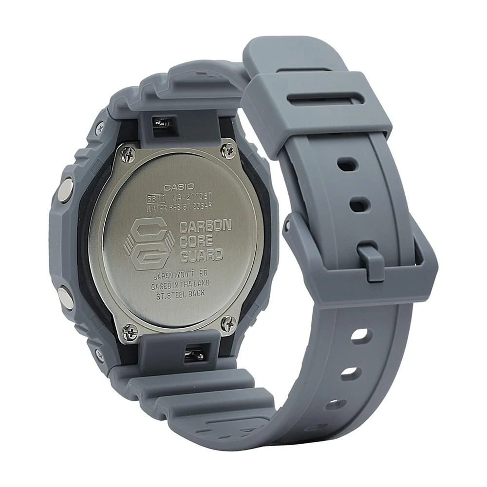 商品G-Shock|Men's Analog-Digital Gray Resin Strap Watch 45.4mm GA2110ET-8A,价格¥494,第3张图片详细描述