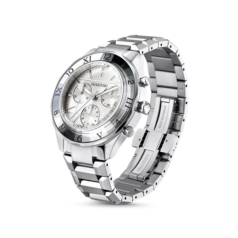 商品Swarovski|Women's Quartz Silver Tone Stainless Steel Watch, Swiss Made 39mm,价格¥4519,第2张图片详细描述