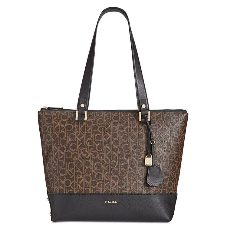 商品Calvin Klein|Jolene Signature Extra-Large Tote,价格¥887,第1张图片