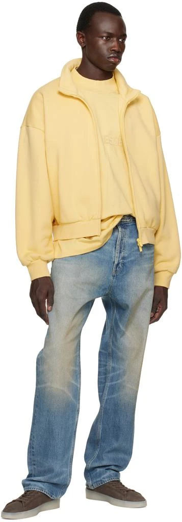 商品Essentials|Yellow Crewneck Long Sleeve T-Shirt,价格¥266,第4张图片详细描述