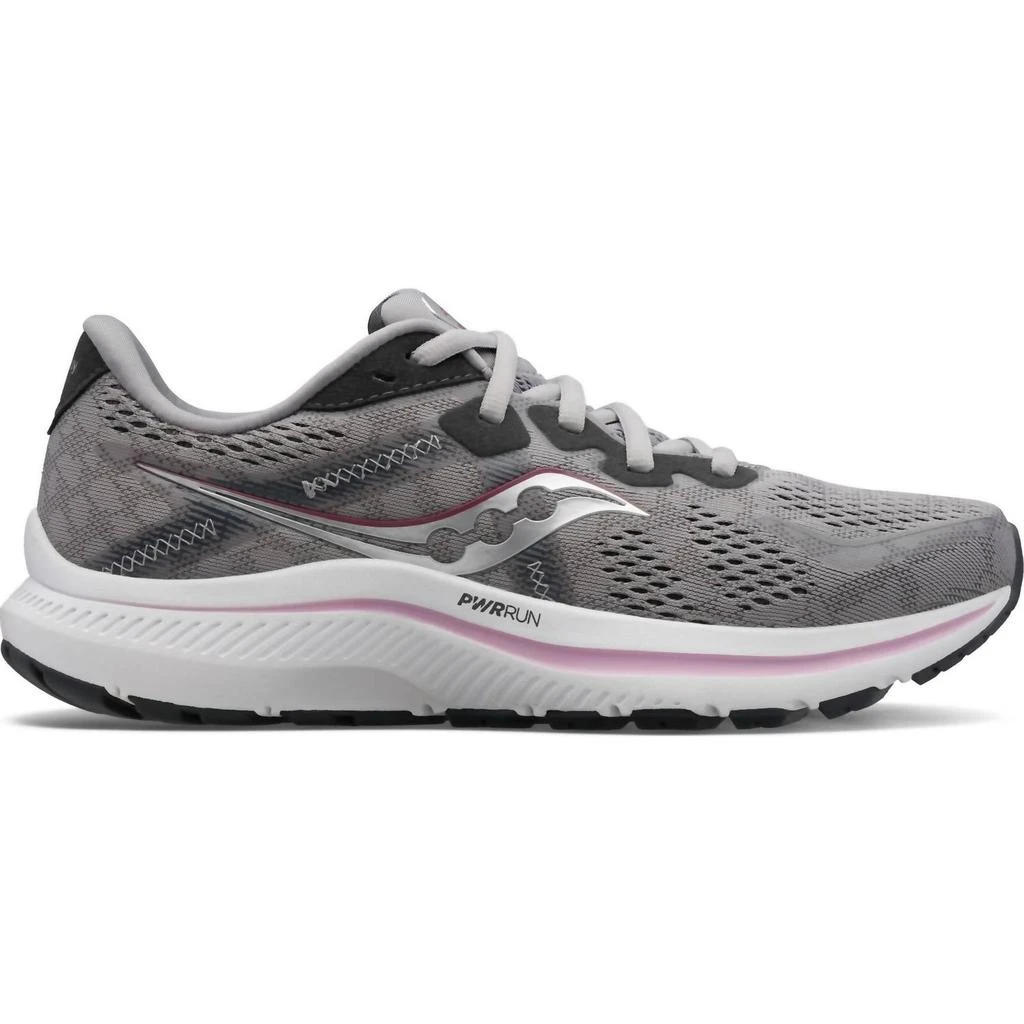 商品Saucony|Women's Omni 20 Running Shoes - Medium Width In Alloy/quartz,价格¥833,第1张图片