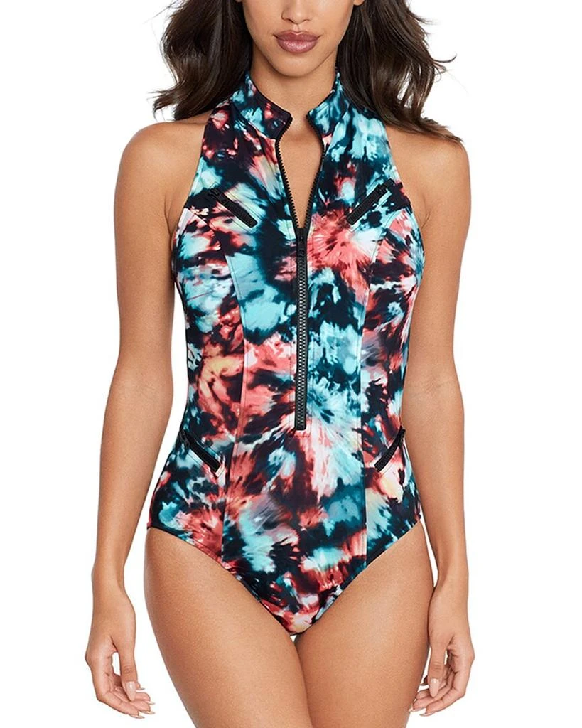 商品Magicsuit|Printed Scuba Coco One-Piece,价格¥339,第1张图片