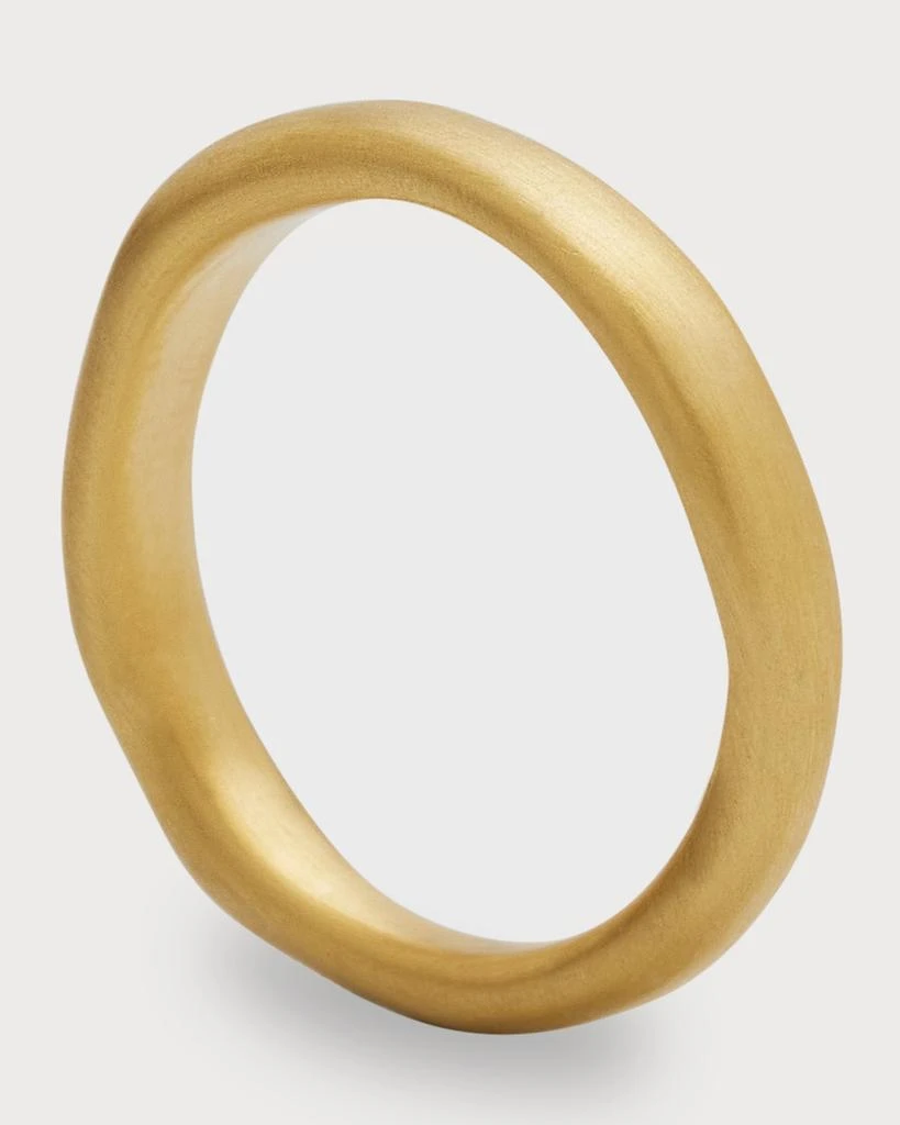 商品Ippolita|Matte Wide Squiggle Ring in 18K Gold,价格¥9998,第4张图片详细描述