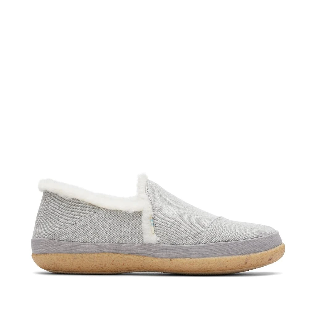 商品TOMS Shoes|India Drizzle Grey Faux Fur Slipper,价格¥237,第1张图片