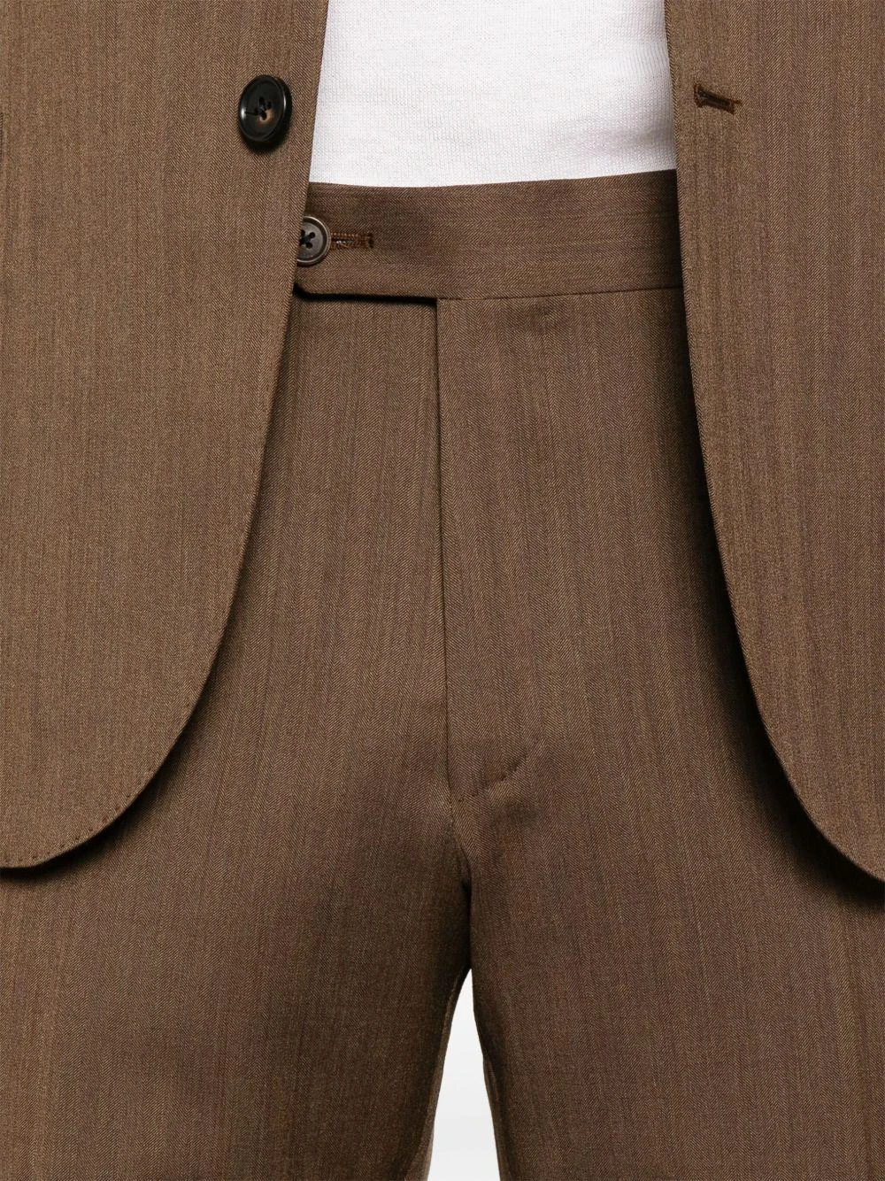 商品Corneliani|Corneliani 男士西服套装 25NG762517447033 棕色,价格¥9338,第3张图片详细描述