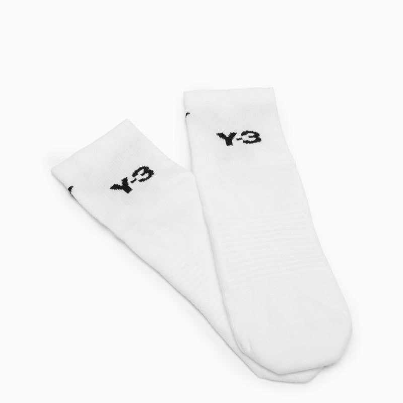 商品Y-3|White cotton sports socks,价格¥224,第2张图片详细描述