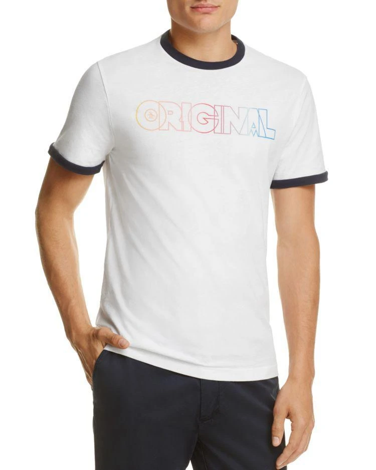 商品Original Penguin|Rainbow Ombré Ringer Tee,价格¥197,第1张图片