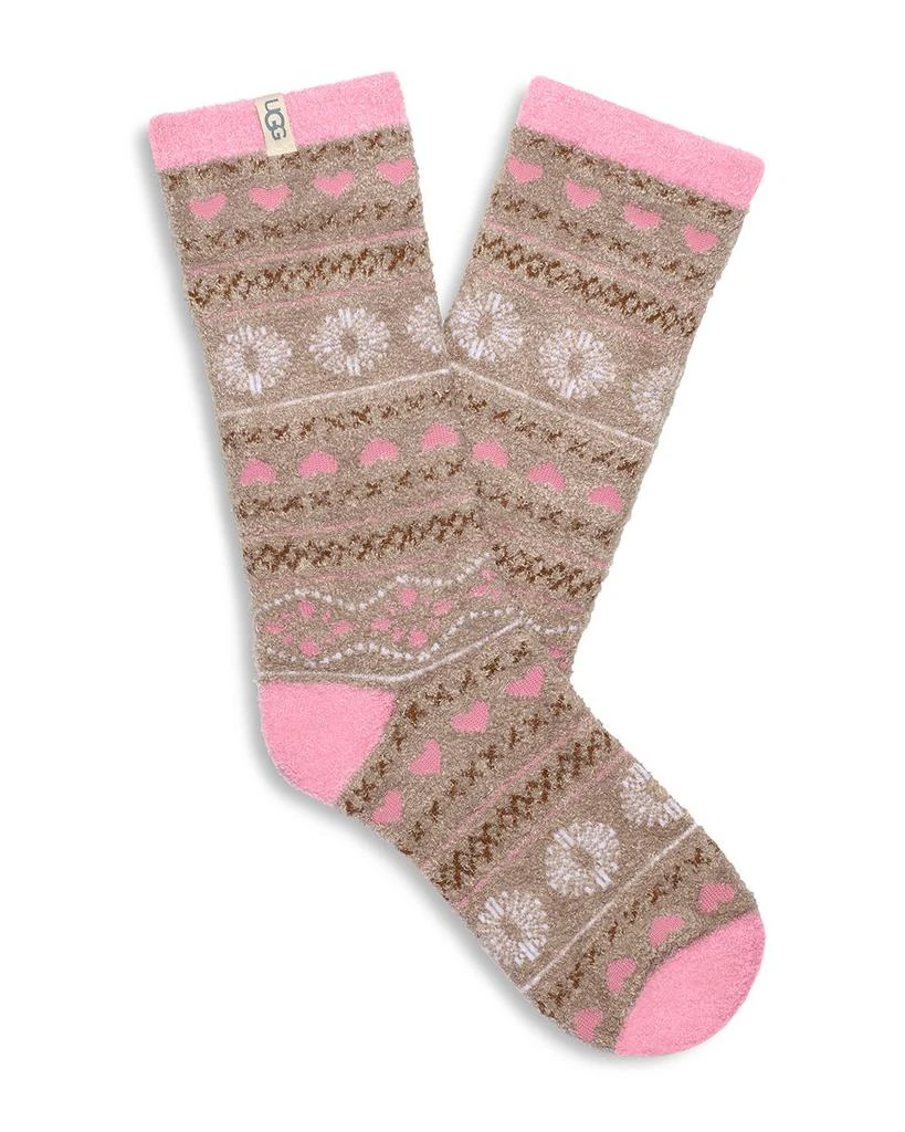 商品UGG|Leslie Fuzzy Crew Socks,价格¥137,第1张图片详细描述