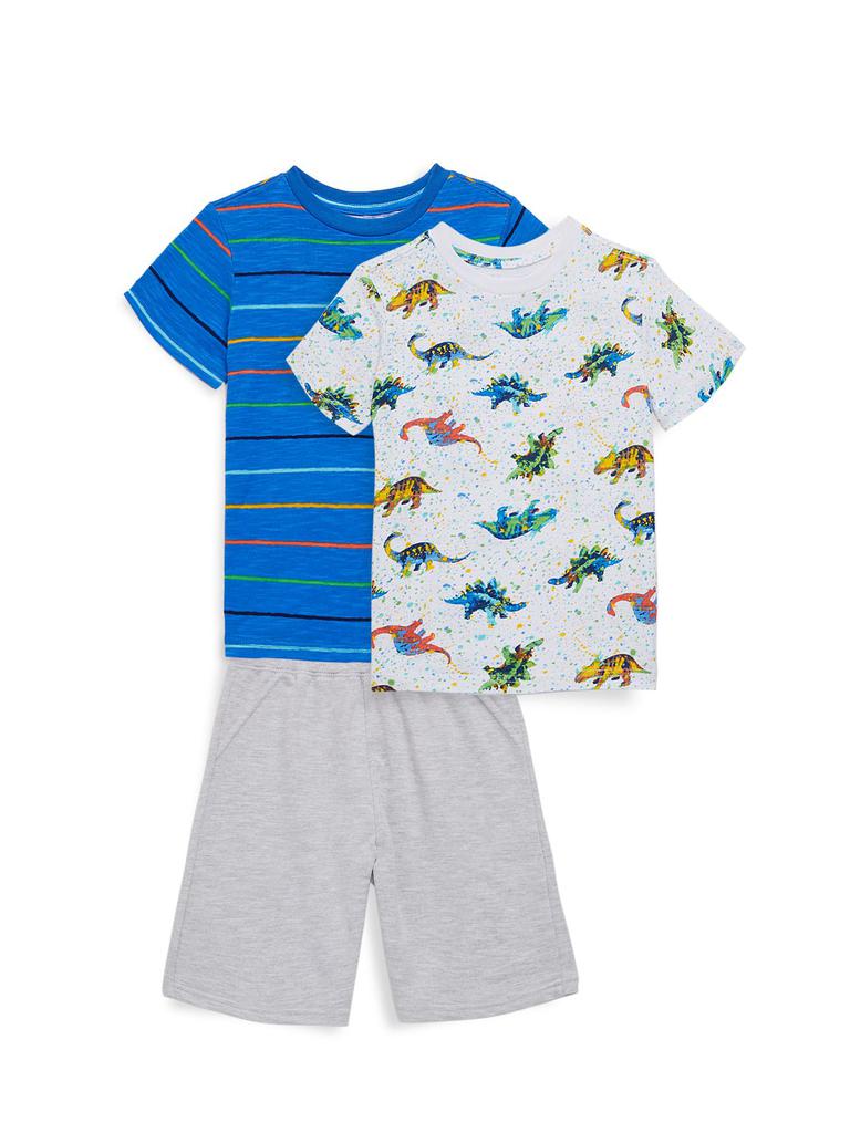Little Boy's 3-Piece T-Shirt & Shorts Set商品第1张图片规格展示