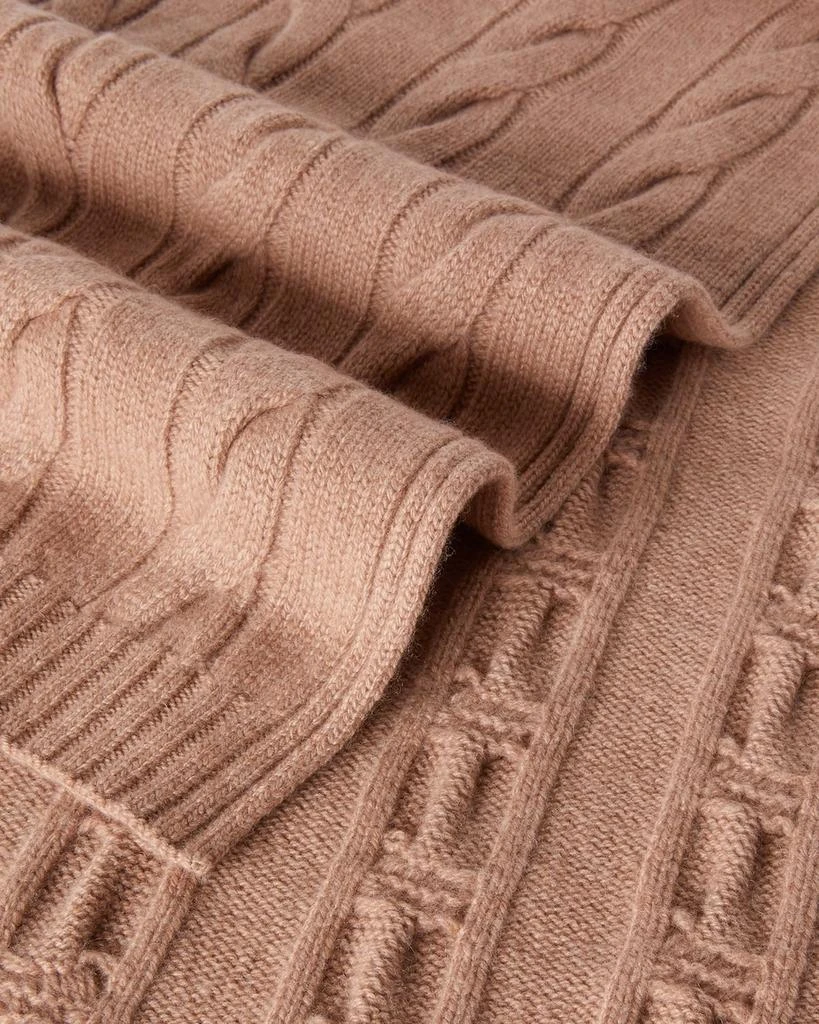 商品Loro Piana|Cashmere Cable Knit Scarf,价格¥11957,第3张图片详细描述