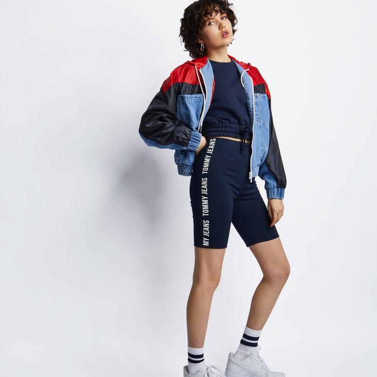 商品Tommy Hilfiger|Tommy Jeans Bike - Women Shorts,价格¥417-¥584,第4张图片详细描述