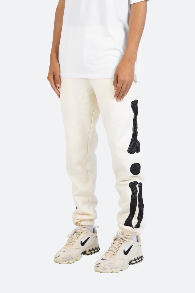 商品MNML|Skeleton Sweatpants - Off White,价格¥205,第5张图片详细描述