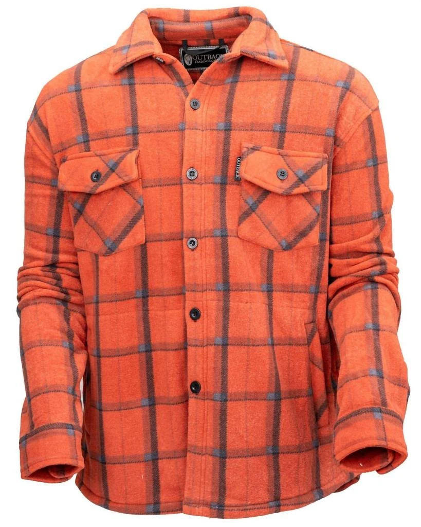 商品Outback Trading Co.|Outback Trading Co. - Chad Button Up Fleece Big Shirt,价格¥451,第2张图片详细描述