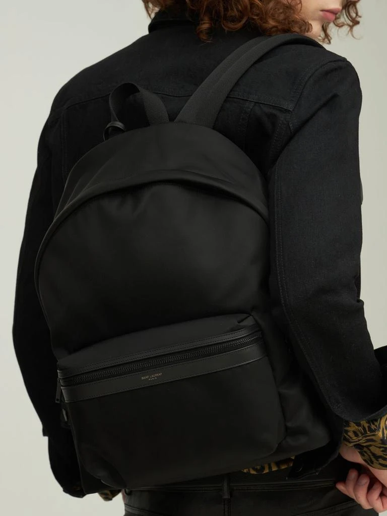 商品Yves Saint Laurent|Monogram Nylon & Leather Backpack,价格¥10870,第2张图片详细描述