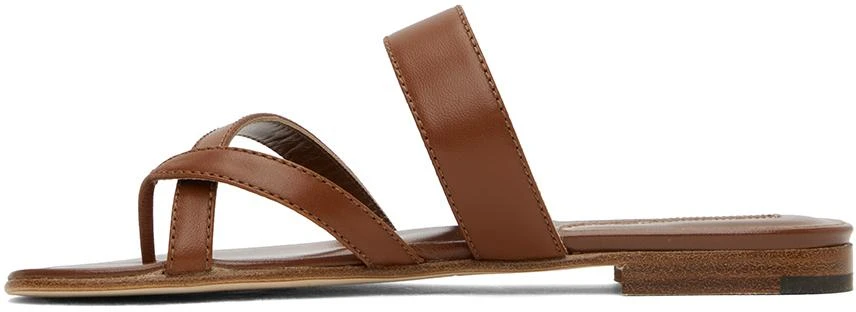 商品Manolo Blahnik|Brown Susa Sandals,价格¥6412,第3张图片详细描述