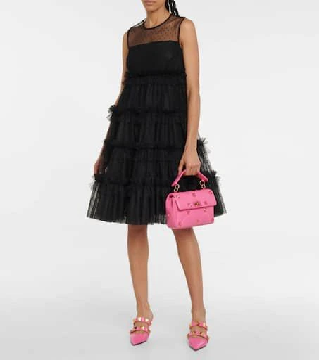 商品RED Valentino|圆点薄纱迷你连衣裙,价格¥6011,第2张图片详细描述