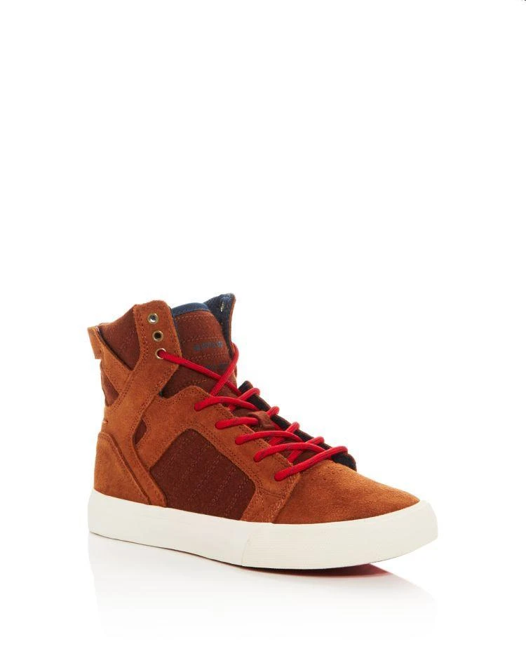 商品Supra|幼儿/大/小童Boys' Skytop High Top Sneakers - Toddler, Little Kid, Big Kid,价格¥337,第1张图片