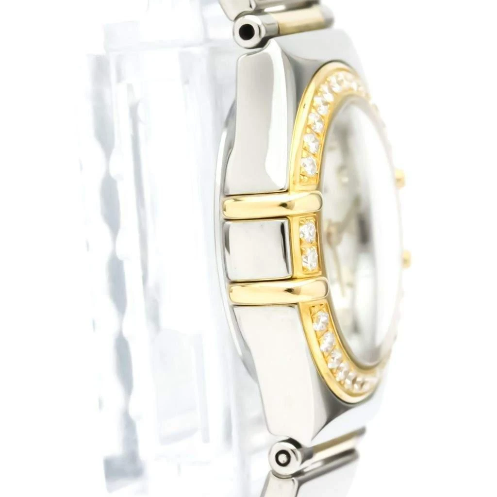 商品[二手��商品] Omega|Omega MOP Diamonds 18K Yellow Gold And Stainless Steel Constellation 1365.75.00 Women's Wristwatch 22.5 MM,价格¥18545,第5张图片详细描述