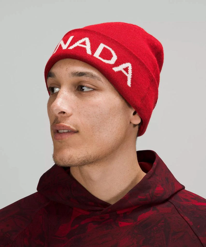 Team Canada Wool-Blend Reversible Beanie *COC Logo 商品