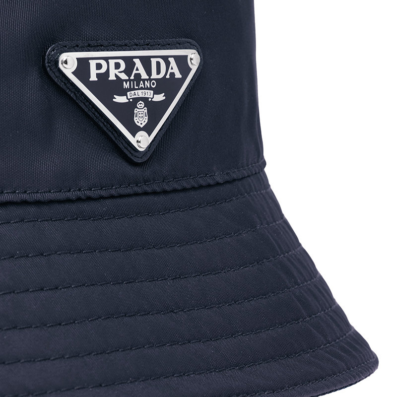 【预售3-7天】PRADA/普拉达 21年秋冬 男士蓝色Re-Nylon 再生尼龙渔夫帽2HC137_2DMI_F0008商品第3张图片规格展示